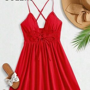 SHEIN Vibrant Orange Top